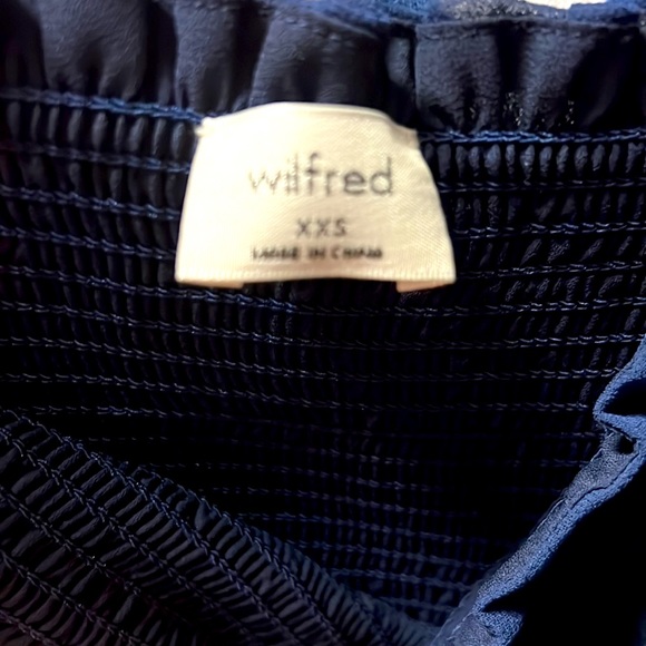 Aritzia Wilfred Body Con size XXS navy - Picture 6 of 6